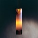 Totally Tubular Pendant W / Glass Ball Holder - Black / Amber / Opal