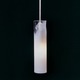Totally Tubular Pendant W / Glass Ball Holder - Black / Clear / Opal