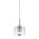 Transparence Pendant - Polished Chrome / Clear