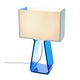Tube Top Color Table Lamp - Sky Blue / White