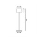 Twiggy Lettura Floor Lamp -  / 