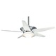 Vita Ceiling Fan - Matte Snow White / Chrome / White Vita Ceiling Fan - Matte Snow White / Chrome / White