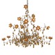 Jewel 15 Light Chandelier - Stainless Steel / Amber Jewel 15 Light Chandelier - Stainless Steel / Amber