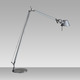 Tolomeo Reading Floor Lamp - Polished Aluminum / Aluminum Tolomeo Reading Floor Lamp - Polished Aluminum / Aluminum