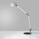 Tolomeo Classic Desk Lamp with Base - Aluminum / White Tolomeo Classic Desk Lamp with Base - Aluminum / White