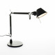Tolomeo Micro Table Lamp with Base - Aluminum / Black