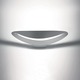 Mesmeri Wall Sconce - Satin Chrome / Frosted Glass