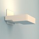 Square Wall Sconce - Matte White / 