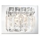 Crown Vanity Wall Sconce - Chrome / Clear