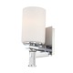 Crystal Vanity Wall Sconce - Chrome / White Opal Crystal Vanity Wall Sconce - Chrome / White Opal