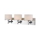 Ombra Vanity Bath Bar  - Chrome / White Opal