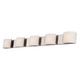 Pandora Vanity Bath Bar - Matte Satin Nickel / White Opal Pandora Vanity Bath Bar - Matte Satin Nickel / White Opal