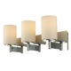 Truss Bath Bar 2-Light - Chrome / White Opal