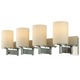 Truss Bath Bar 2-Light - Chrome / White Opal