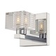 Quatra Vanity Wall Sconce - Chrome / Clear / Frost