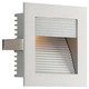 Step Light LED Wall Mount W / Lens - Grey / White Opal