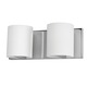 Enterprise Bath Bar 2-Light - Chrome / White Opal