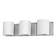 Enterprise Bath Bar 2-Light - Chrome / White Opal