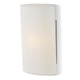 Ovo Wall Sconce - Chrome / White Opal