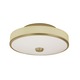 Sheridan Ceiling Flush Mount - Champagne / Cream Linen