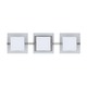 Alex Bath Bar W / Flat Glass Trim - Satin Nickel / Opal/Clear Alex Bath Bar W / Flat Glass Trim - Satin Nickel / Opal/Clear