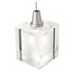 Rocks Pendant - Satin Nickel / Clear