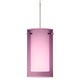 RXL Pahu LED Pendant - Satin Nickel / Transparent Amethyst/Opal RXL Pahu LED Pendant - Satin Nickel / Transparent Amethyst/Opal