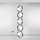 Giuko 5 Floor To Ceiling Lamp - Ebony / White Giuko 5 Floor To Ceiling Lamp - Ebony / White