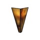 Pyramid Wall Sconce - Dark Bronze / Bronze Mist