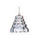 Minx EP96001 RapidJack Pendant - Satin Nickel / Chrome Plated Glass