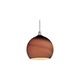 Minx EP96015 RapidJack Pendant - Satin Nickel / Chocolate Mousse