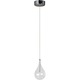Larmes Pendant - Polished Chrome / Clear