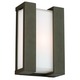 Newport Outdoor Wall Sconce - Bronze / Etched White Opal Newport Outdoor Wall Sconce - Bronze / Etched White Opal