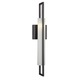 Front Row Bath Bar - Gloss Black / Etched White Opal Front Row Bath Bar - Gloss Black / Etched White Opal
