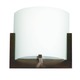 Mini Bow Wall Sconce - Merlot Bronze / Etched White Mini Bow Wall Sconce - Merlot Bronze / Etched White