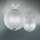 Derby Ceiling Flush Mount - Polished Chrome / Frosted