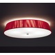 Lilith Ceiling Flush Mount - White / Red Lilith Ceiling Flush Mount - White / Red
