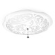Charme P-PL Ceiling Flush Mount - White Lacquered Metal / White / Platinum Charme P-PL Ceiling Flush Mount - White Lacquered Metal / White / Platinum