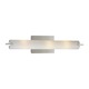 Tube Light Bath Bar - Chrome / Etched Opal Tube Light Bath Bar - Chrome / Etched Opal