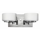 Ashbury Bath Bar 2-Light - Polished Chrome / White Ashbury Bath Bar 2-Light - Polished Chrome / White