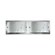 Daphne Bath Bar 3-Light - Chrome / Bubble Art Glass