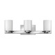 Miley Bath Bar 3-Light - Chrome / White