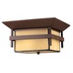 Harbor Exterior Ceiling Mount - Anchor Bronze / Amber