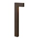 Atlantis Exterior Path Light - Bronze / Etched Glass