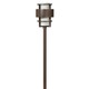 Saturn Exterior Path Light - Bronze / White