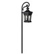 Raley Exterior Path Light - Museum Black / Clear