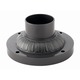 1307 Exterior Post Mount Fitter - Hematite / 
