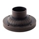 1307 Exterior Post Mount Fitter - Midnight Bronze / 