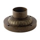 1307 Exterior Post Mount Fitter - Pearl Bronze / 