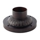 1307 Exterior Post Mount Fitter - Metro Bronze / 